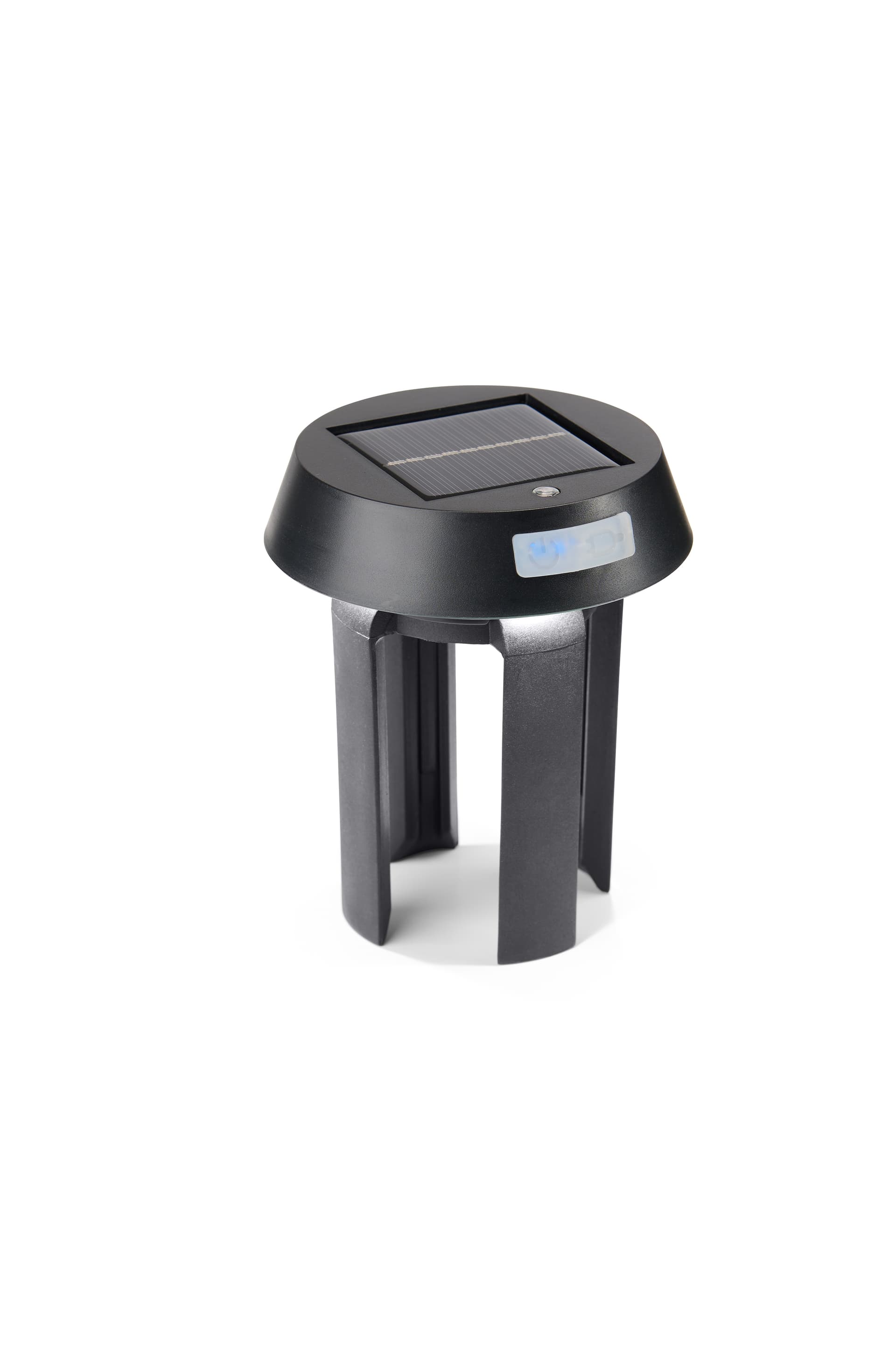 Stanchion mount LED light with blue light sensor