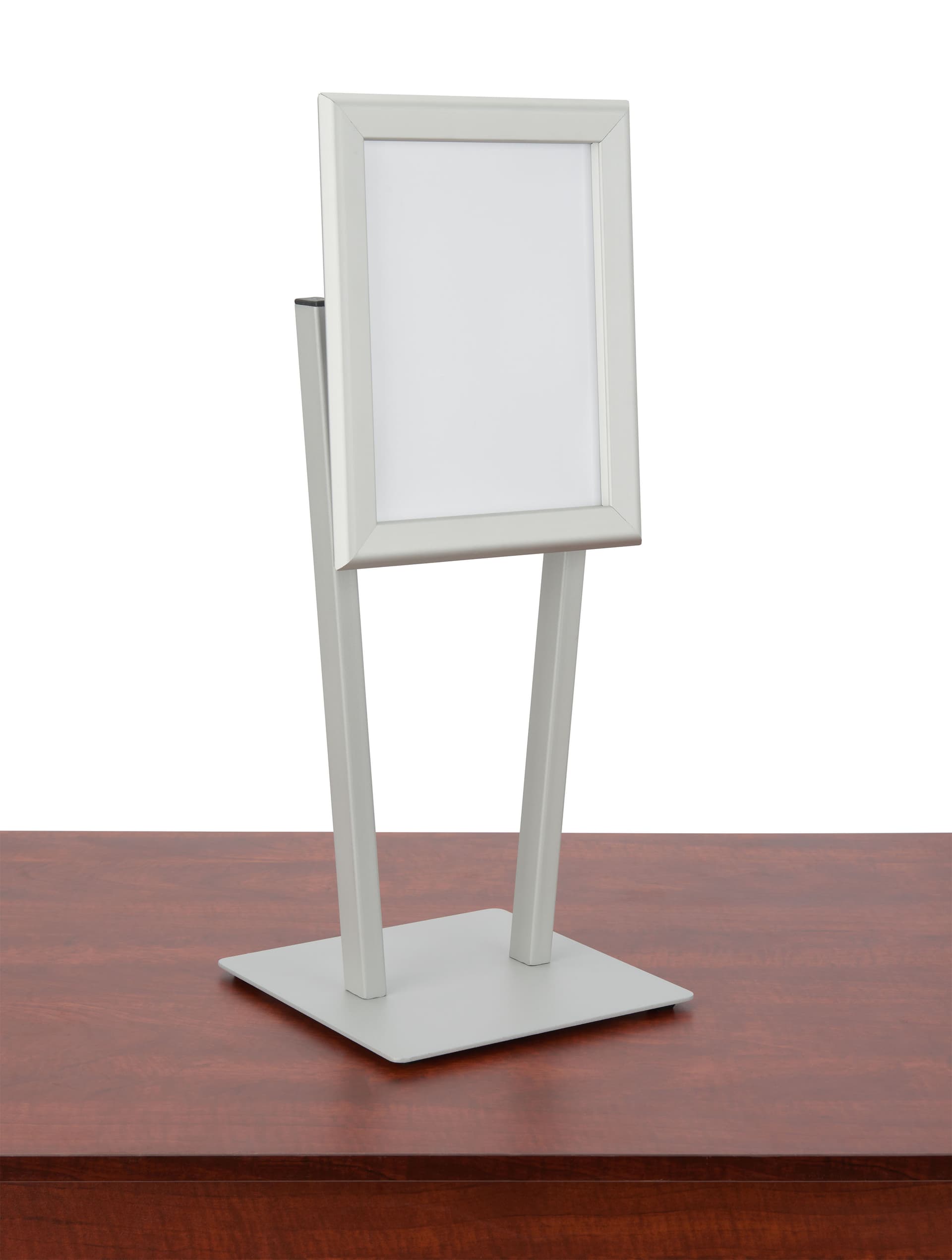 Countertop snap frame with modern lines compliments any aesthetic