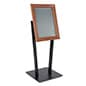 8.5" x 11" Countertop Sign Holder, Snap Frame, Angled Display 