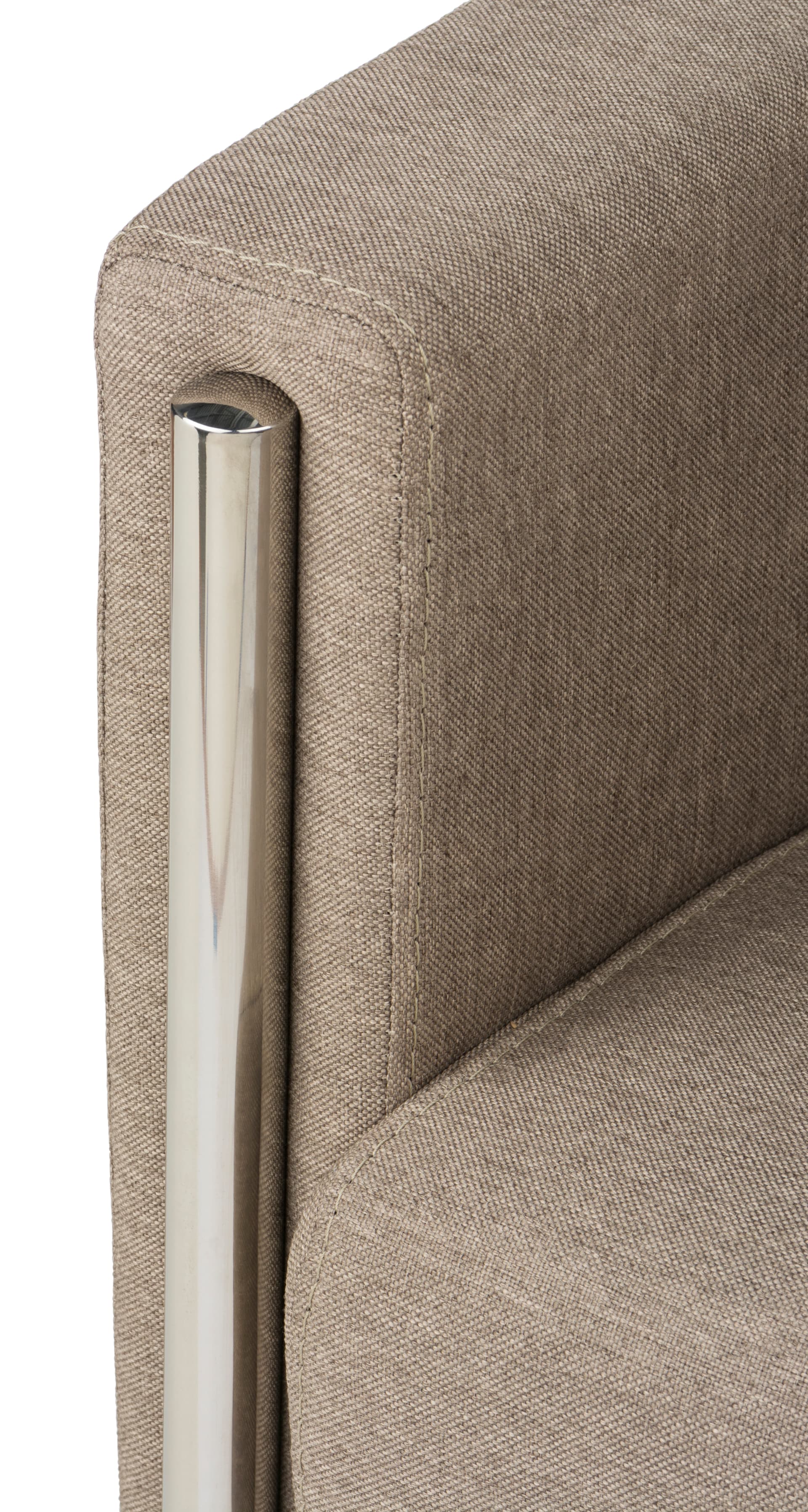 Modern Reception Chair with Closed Armrest Design