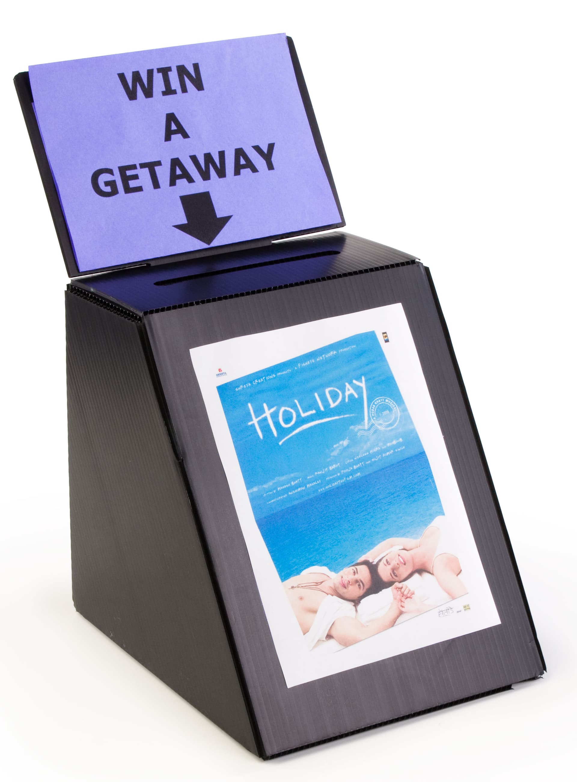 Donation Boxes: w/Removable Header