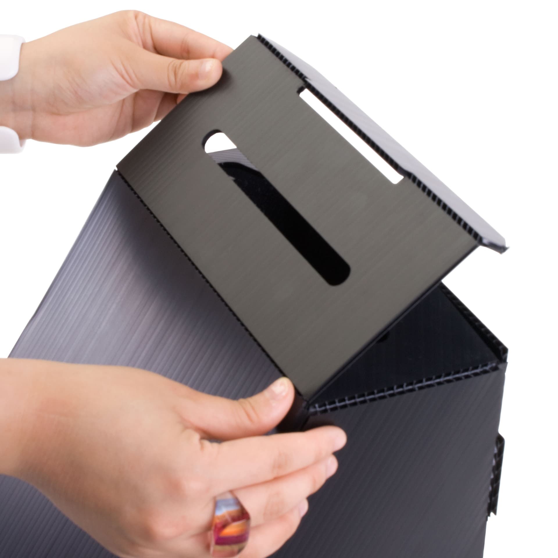 Donation Boxes: w/Removable Header