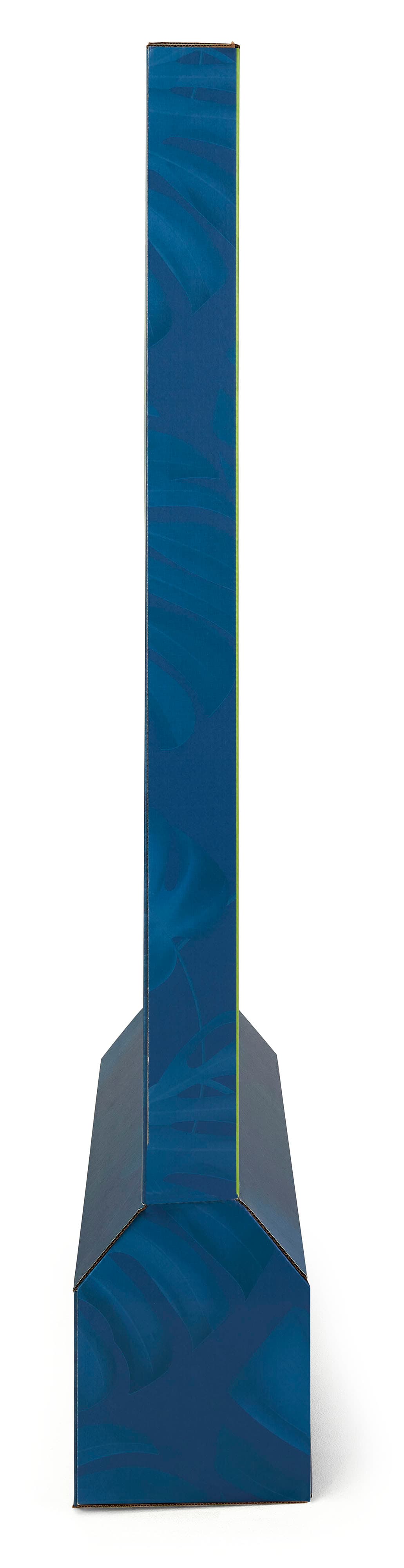Custom printed cardboard banner stand with 100% recyclable construction