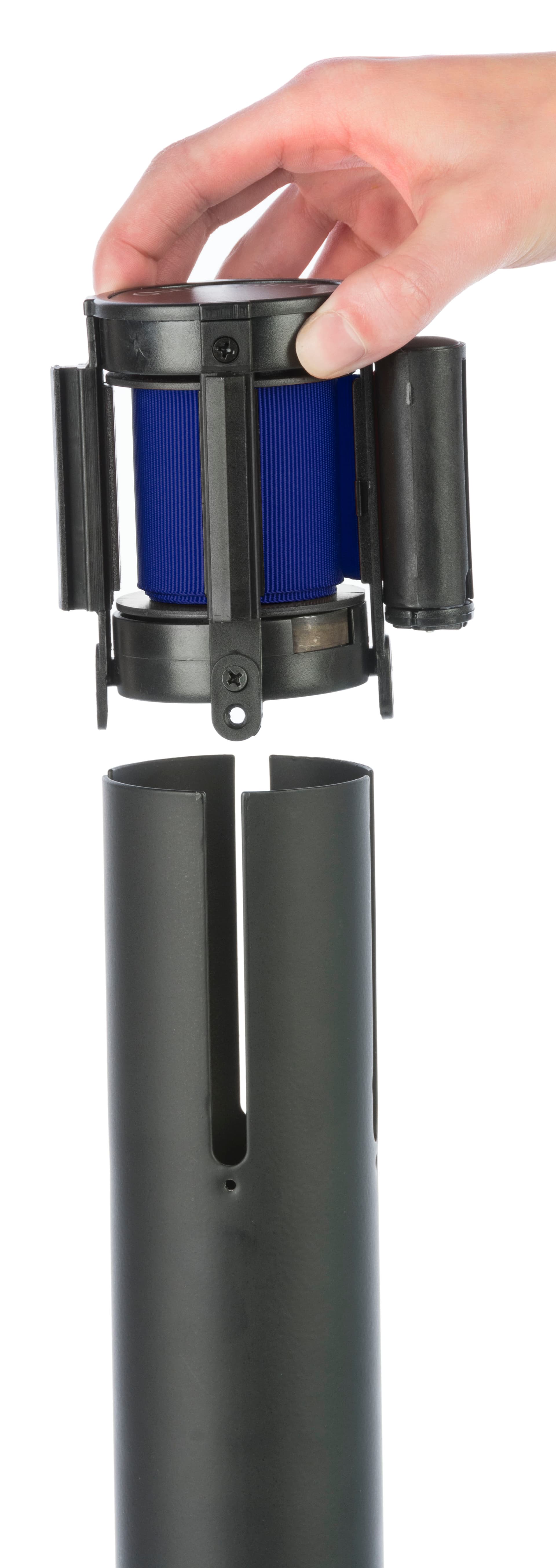 Blue Stanchion Belt Attachment