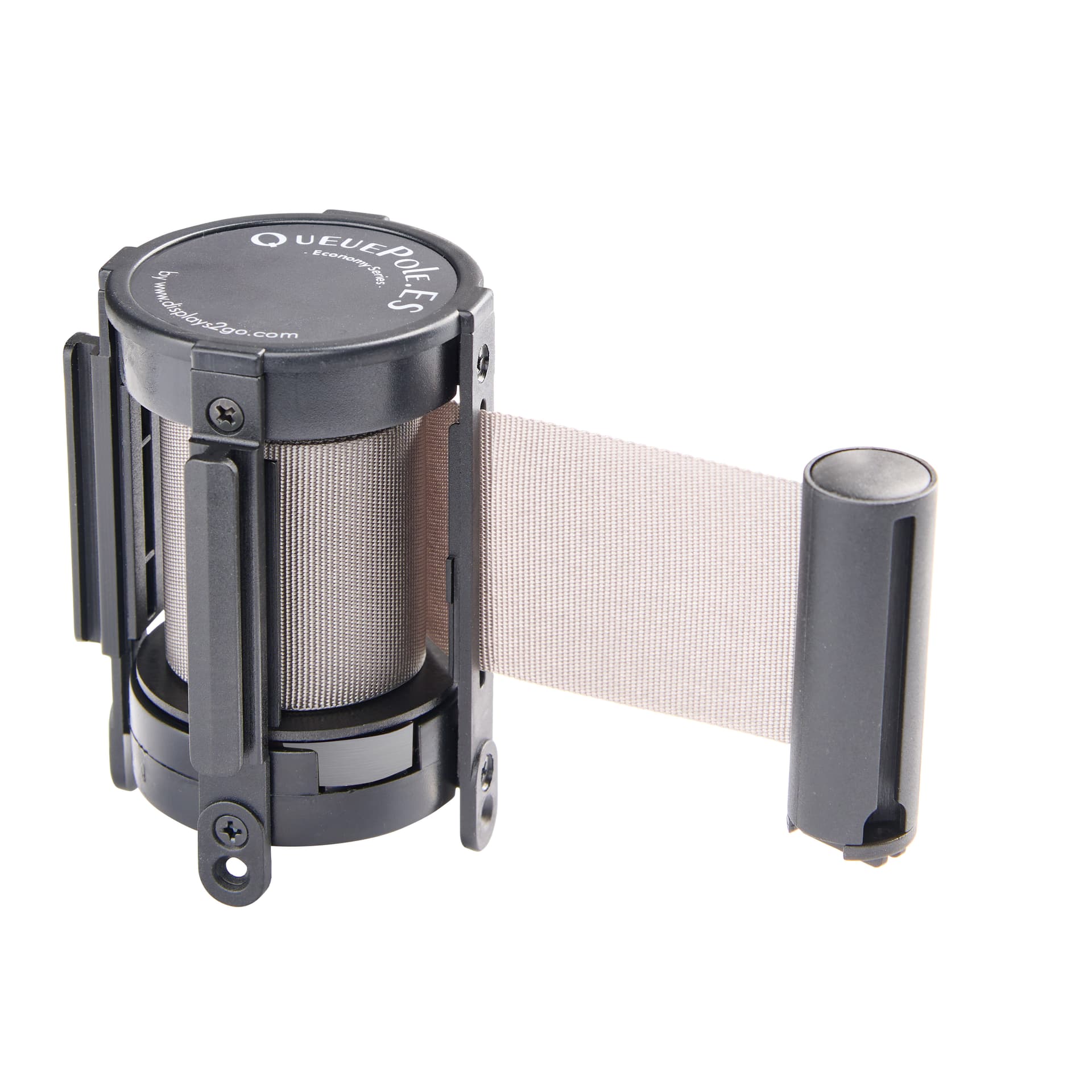 Retractable barrier post cartridge