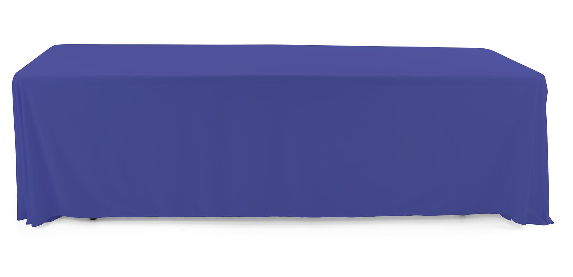 Royal Blue polyester table cover with machine washable fabric 