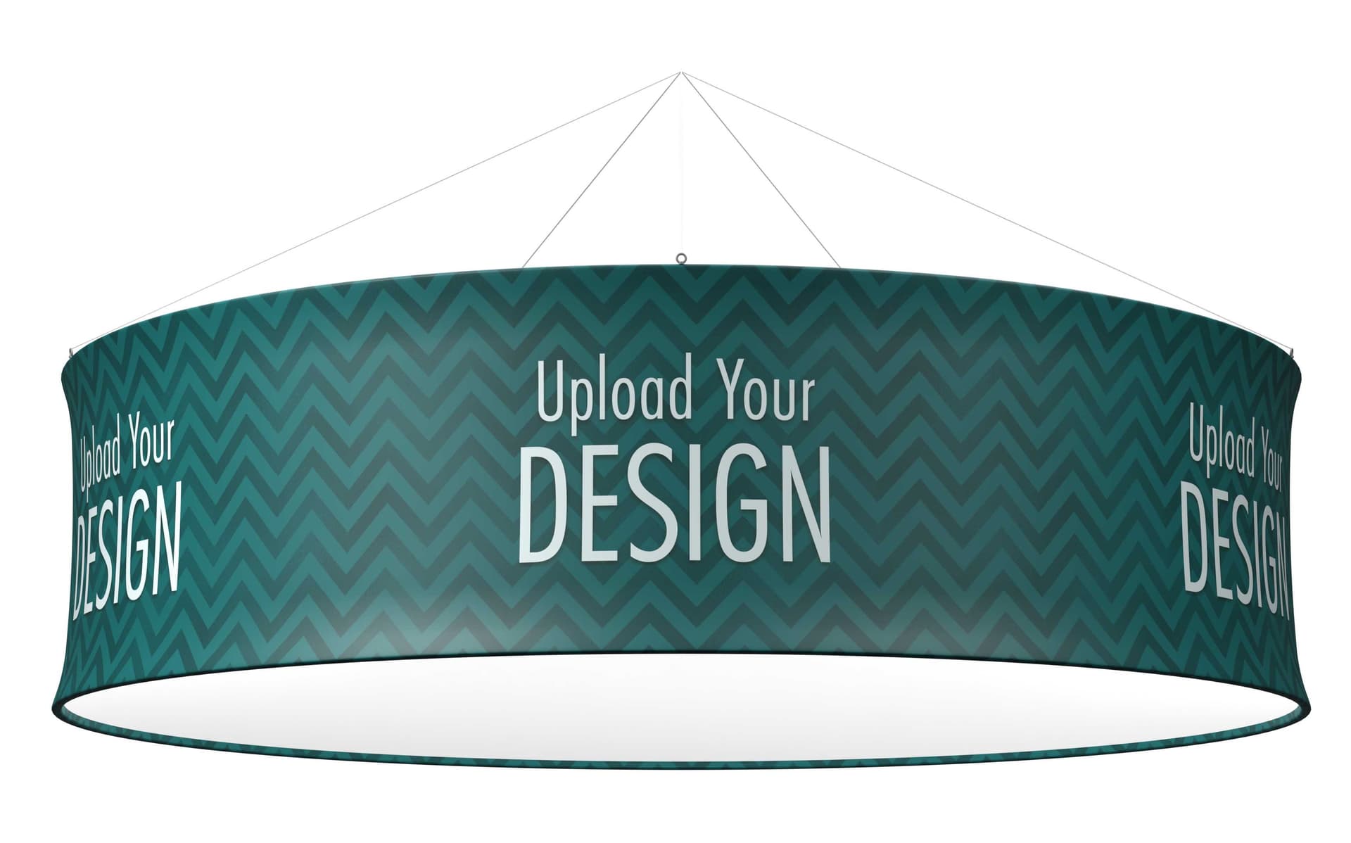 Hanging graphics with wrinkle free design 