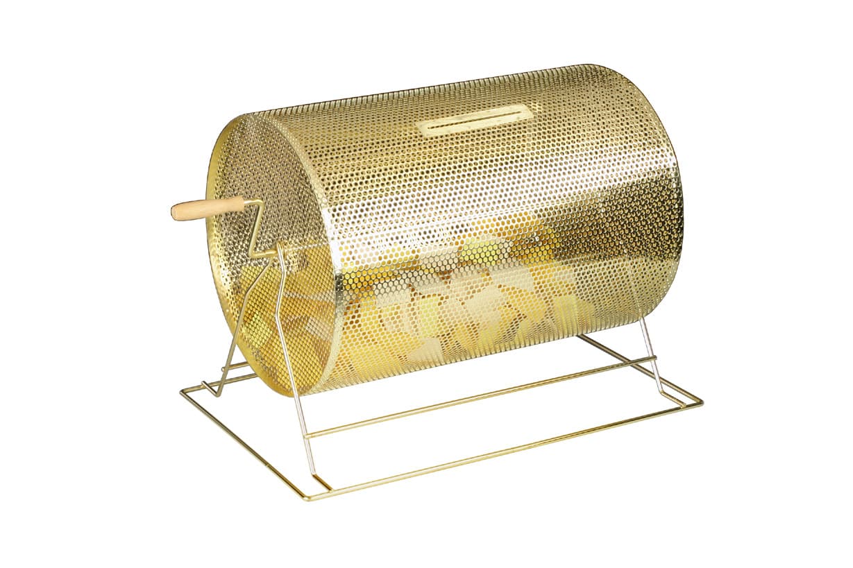 Countertop Brass Raffle Drum