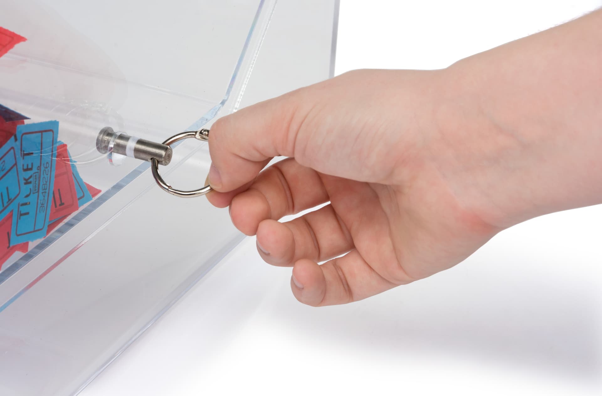 Countertop Acrylic Raffle Ticket Turner