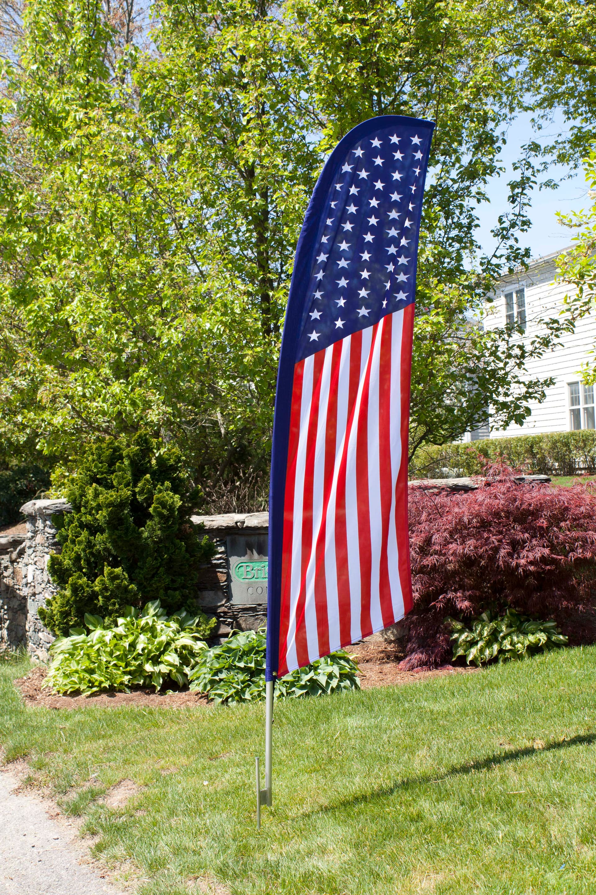 Patriotic Feather Flags