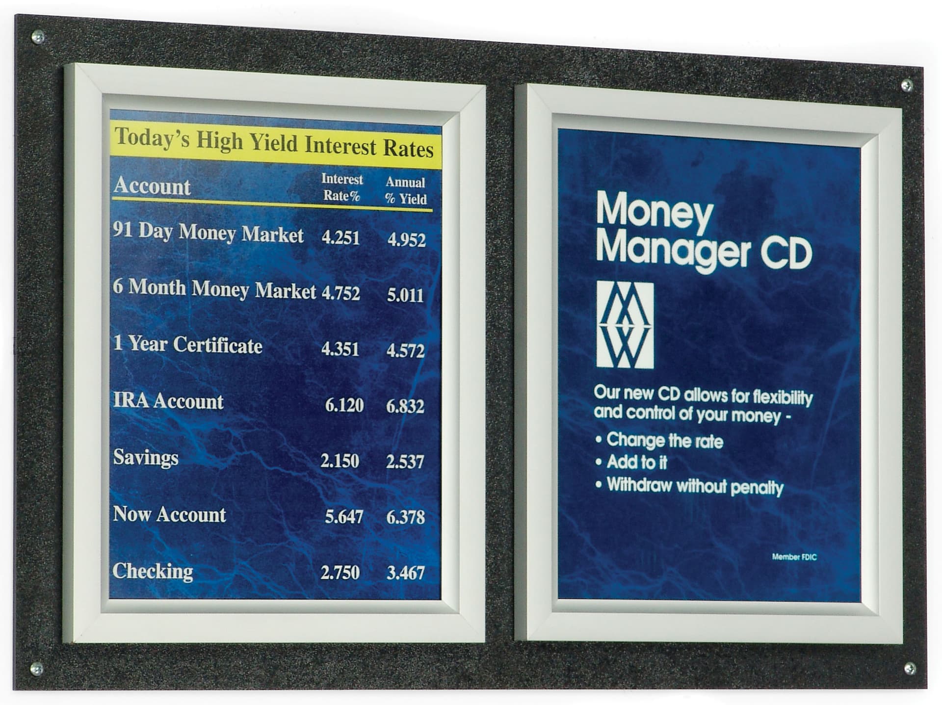metal poster frame