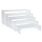 U-Shaped Acrylic Risers, Set of 5 Different Sizes - Frosted