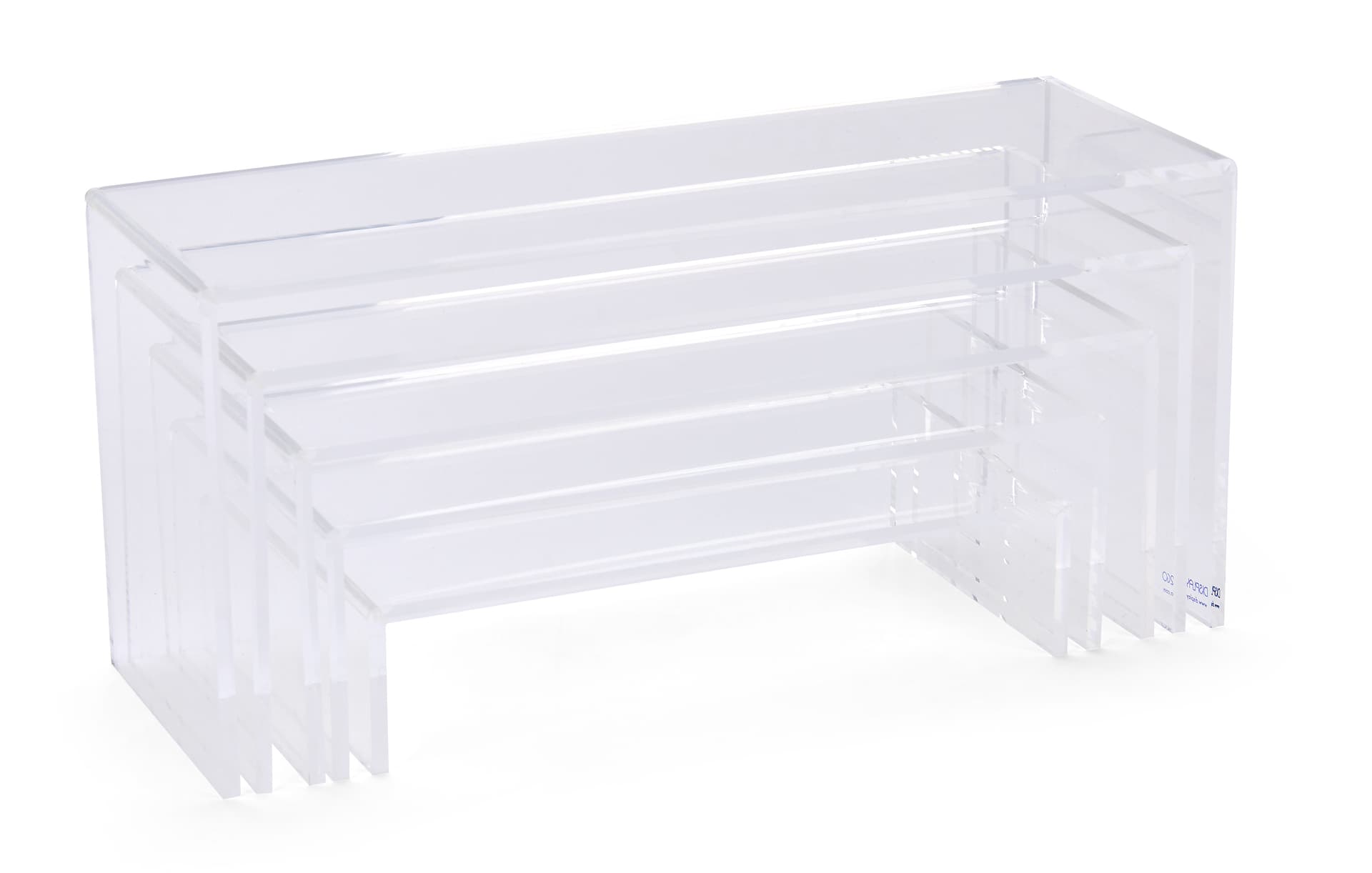 Acrylic Display Risers with Nesting Abilities 