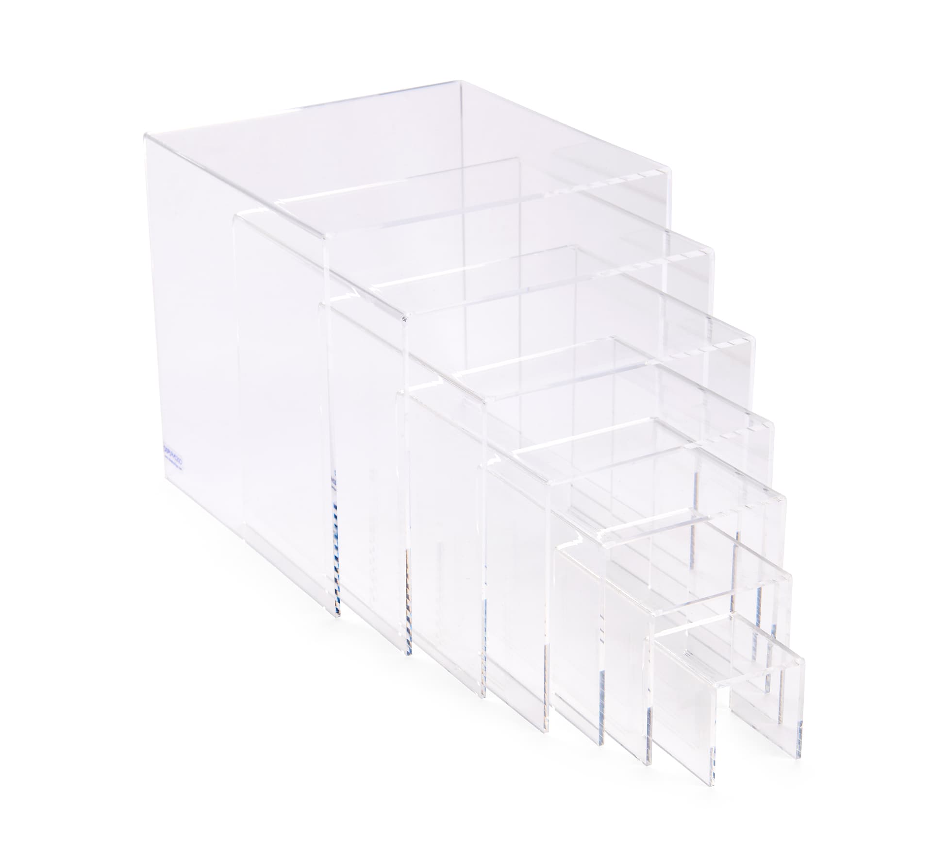 Acrylic Display Risers with 7 Different Sizes