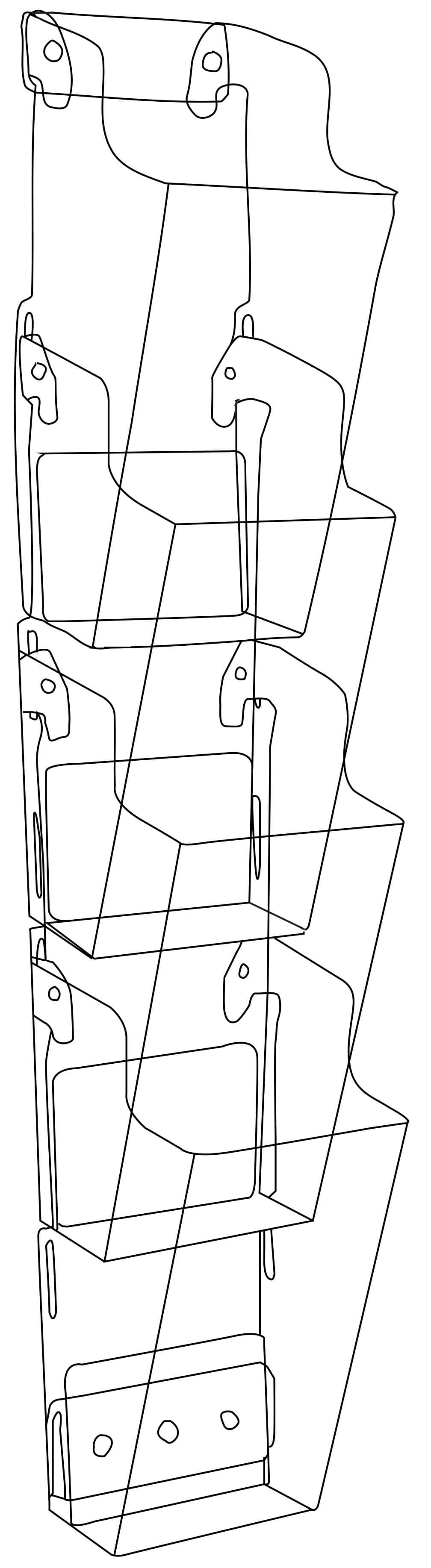 Wall Pamphlet Holder 
