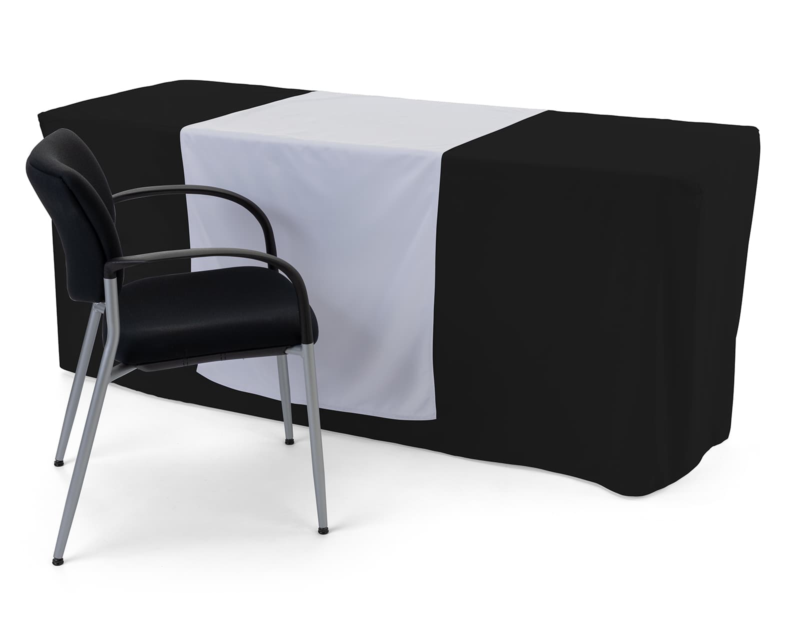 White table runner with length of 80 inches