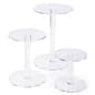 Round Acrylic Risers, Set of 3 Sizes – Clear