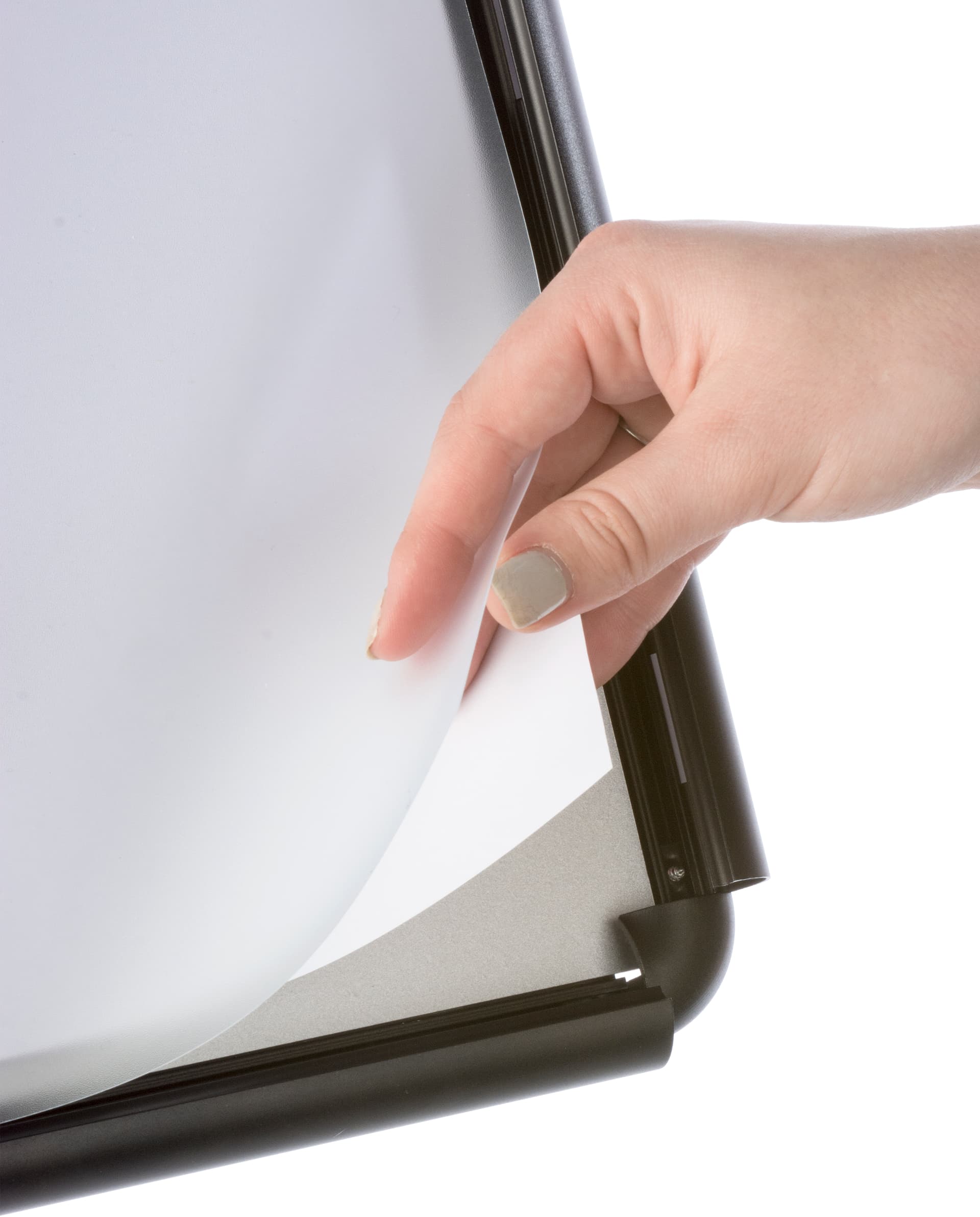 Protective Film 11 x 8.5 Black Snap Frame Stand