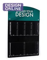 This Custom Printed Header Graphic for 2RP4 Series Literature Holders Is Long Lasting Acrylic custom printed header graphic for 2RP4 series literature holders