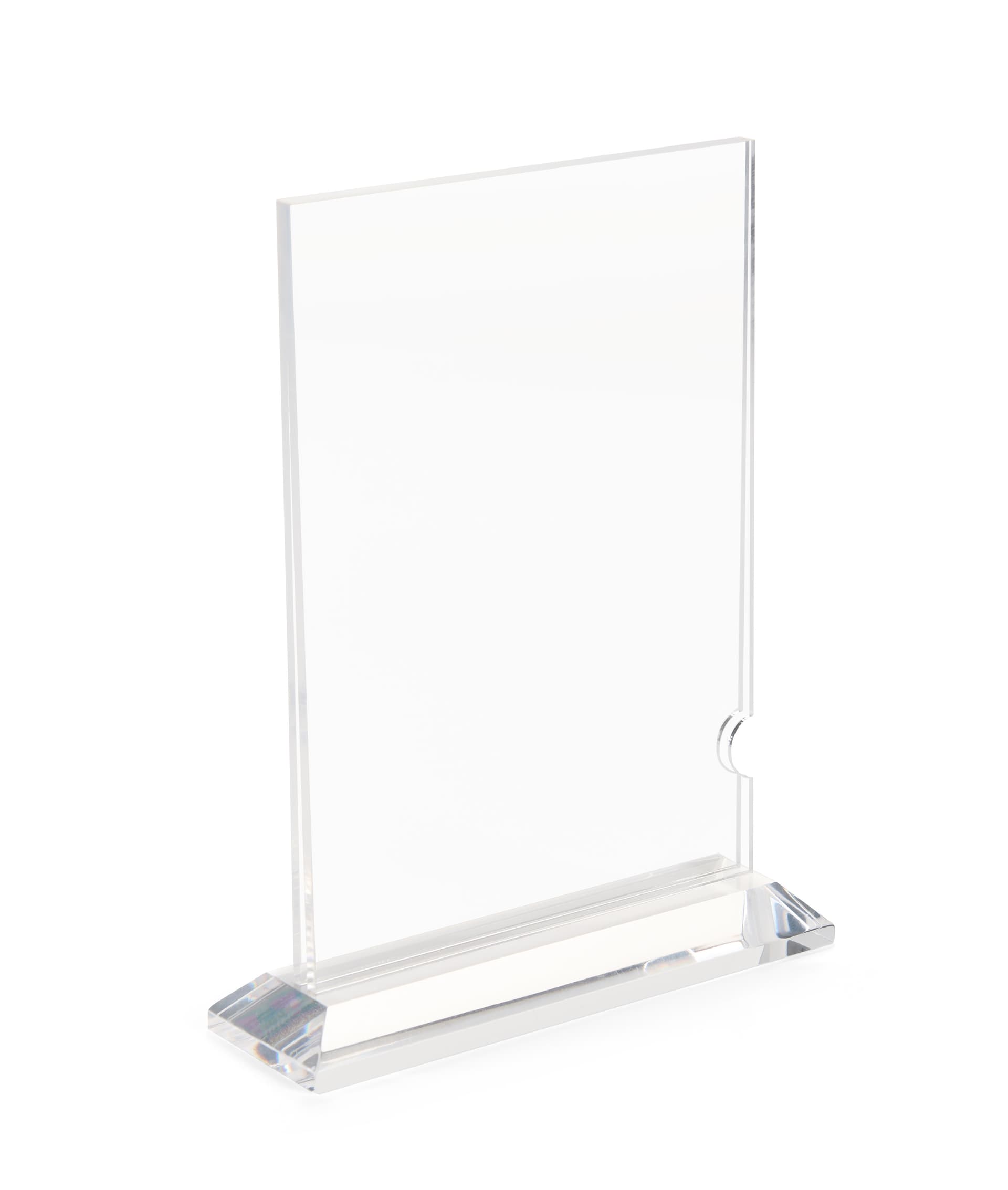 5x7 acrylic frame with double sided viewing