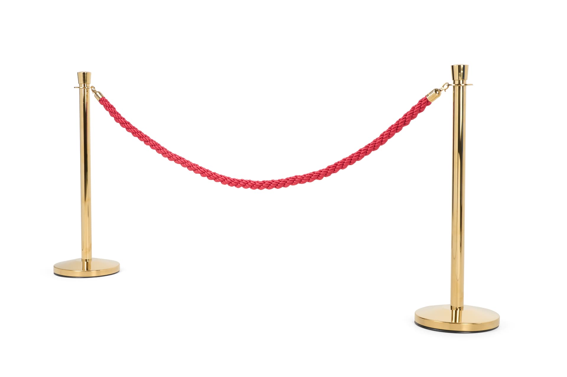 Stanchion post for crowd control
