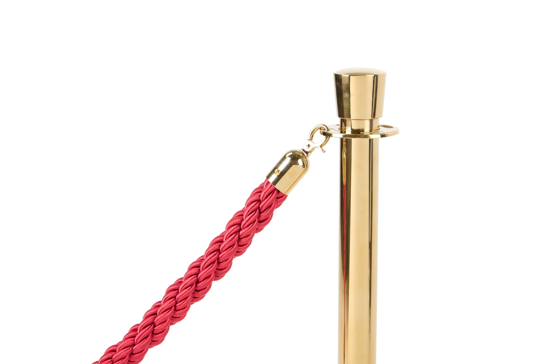 Stanchion post with tulip top design