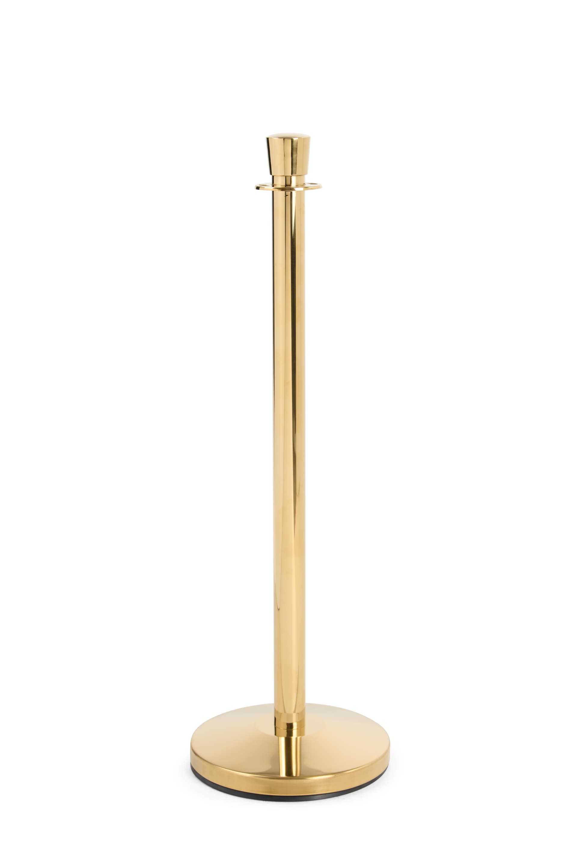 Stanchion post in beautiful polished gold finish