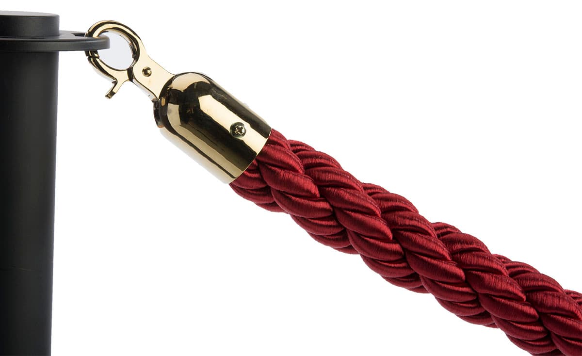 Red Nylon Twisted Barrier Rope