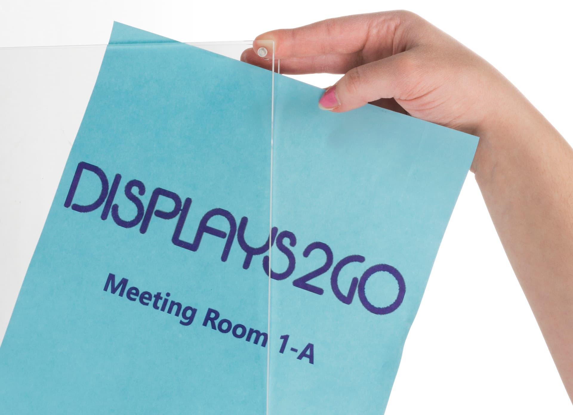 Corridor Sign Holder for Above Doorways