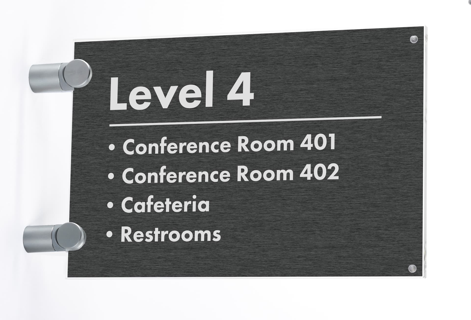 Hallway Door Sign w/ Slide-In Design