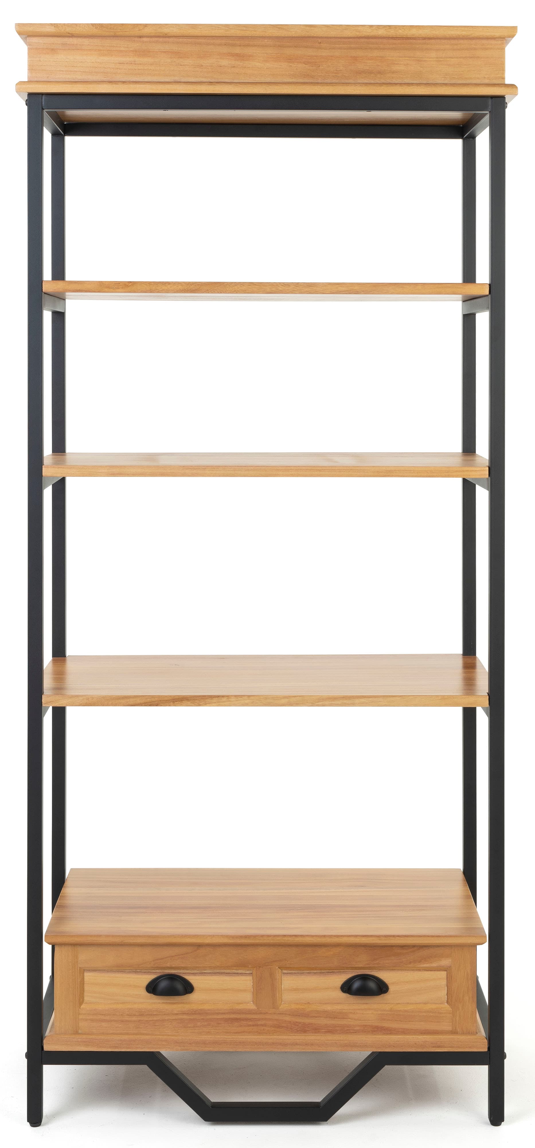 31 inch wide french industrial bookshelf etagere