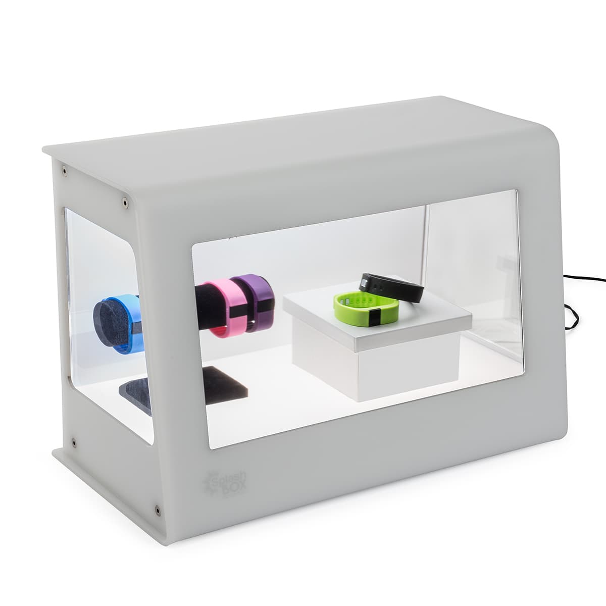 Transparent LCD Box with Clear Sides
