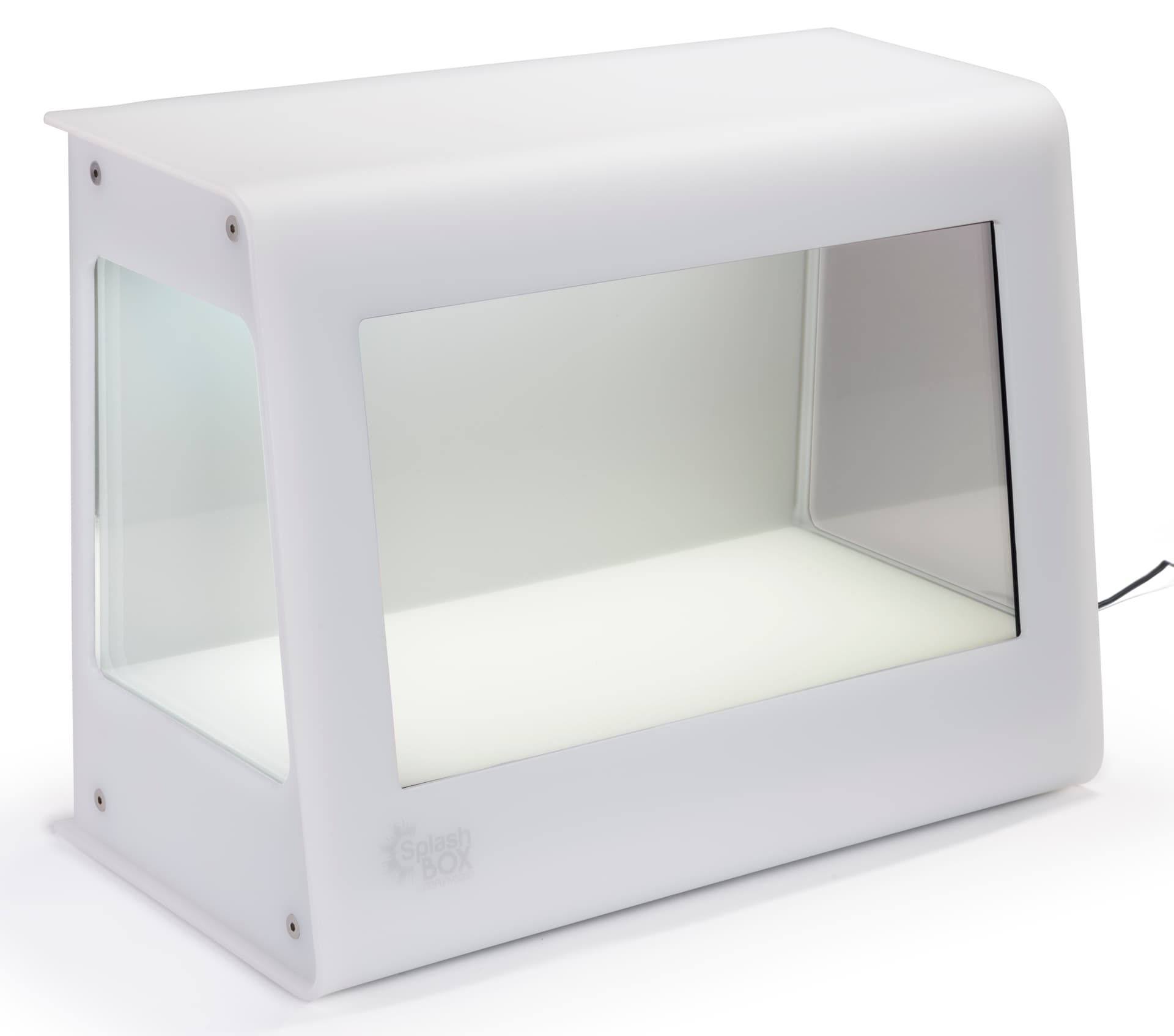 Transparent LCD Box with Interior Lighting