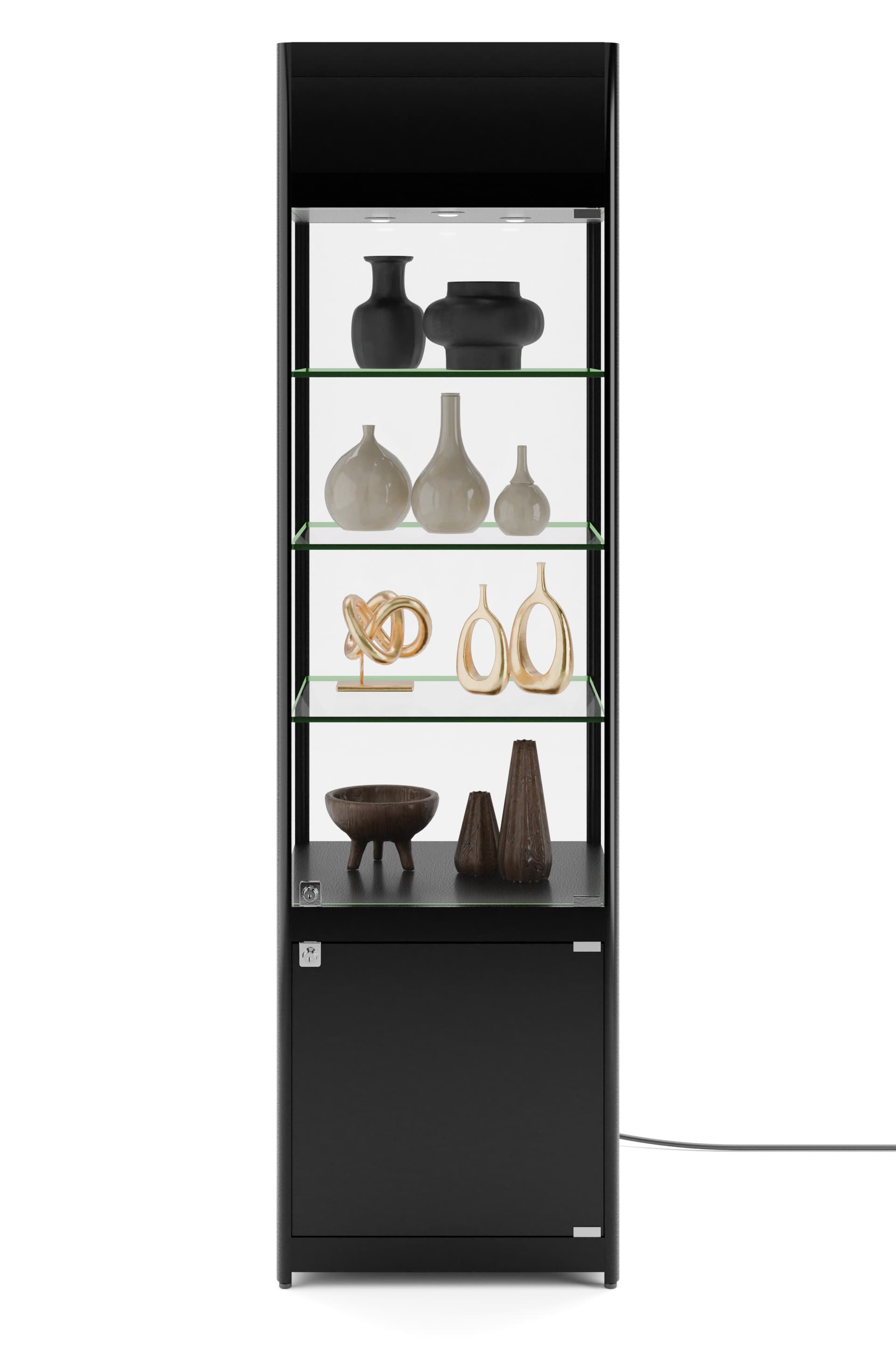 LED retail tower  19" cabinet width