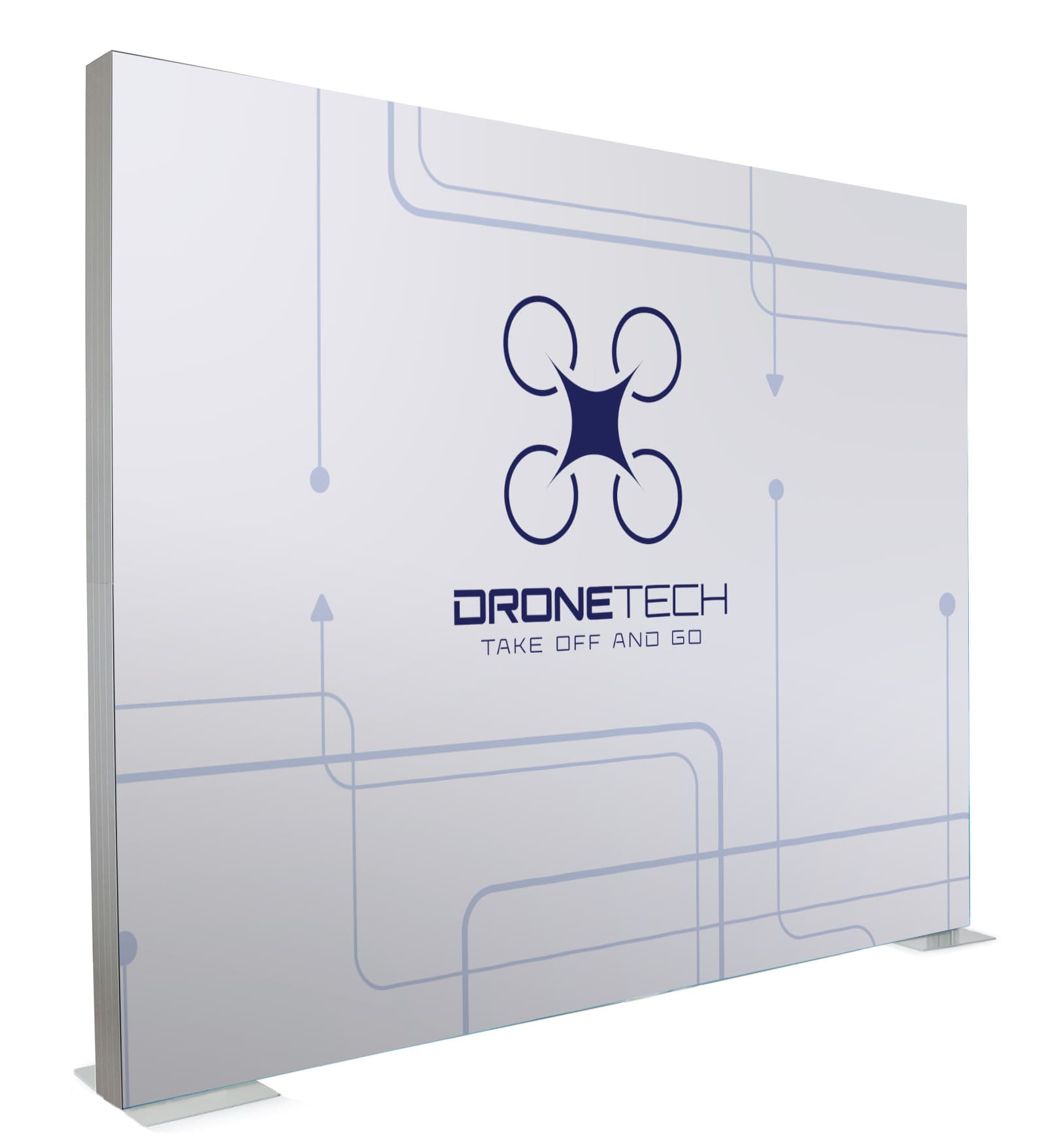Stretch fabric 1-sided replacement graphic for SEG810W series frames will full color front graphics