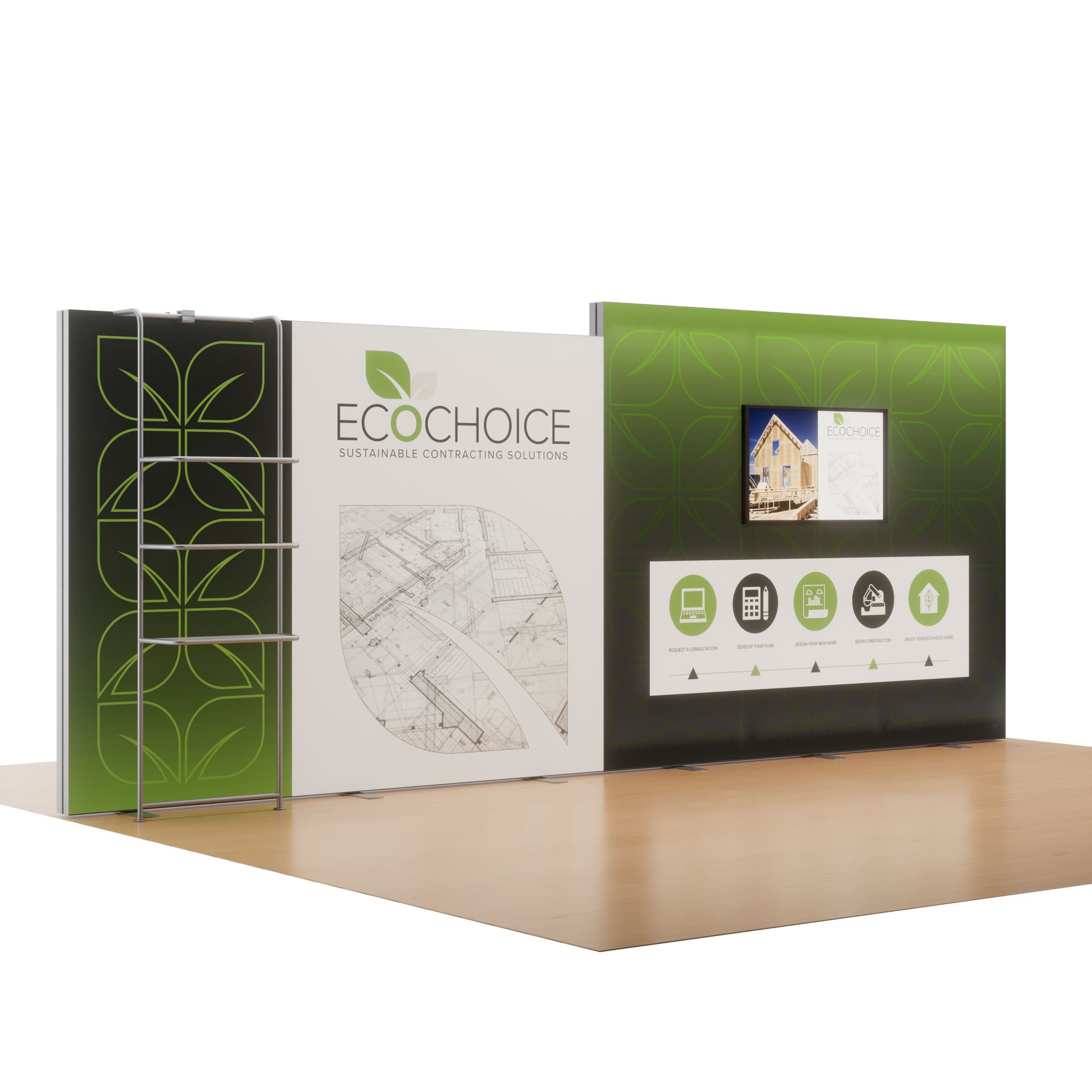 SEG replacement graphics for SEGBL20FV trade show backdrop