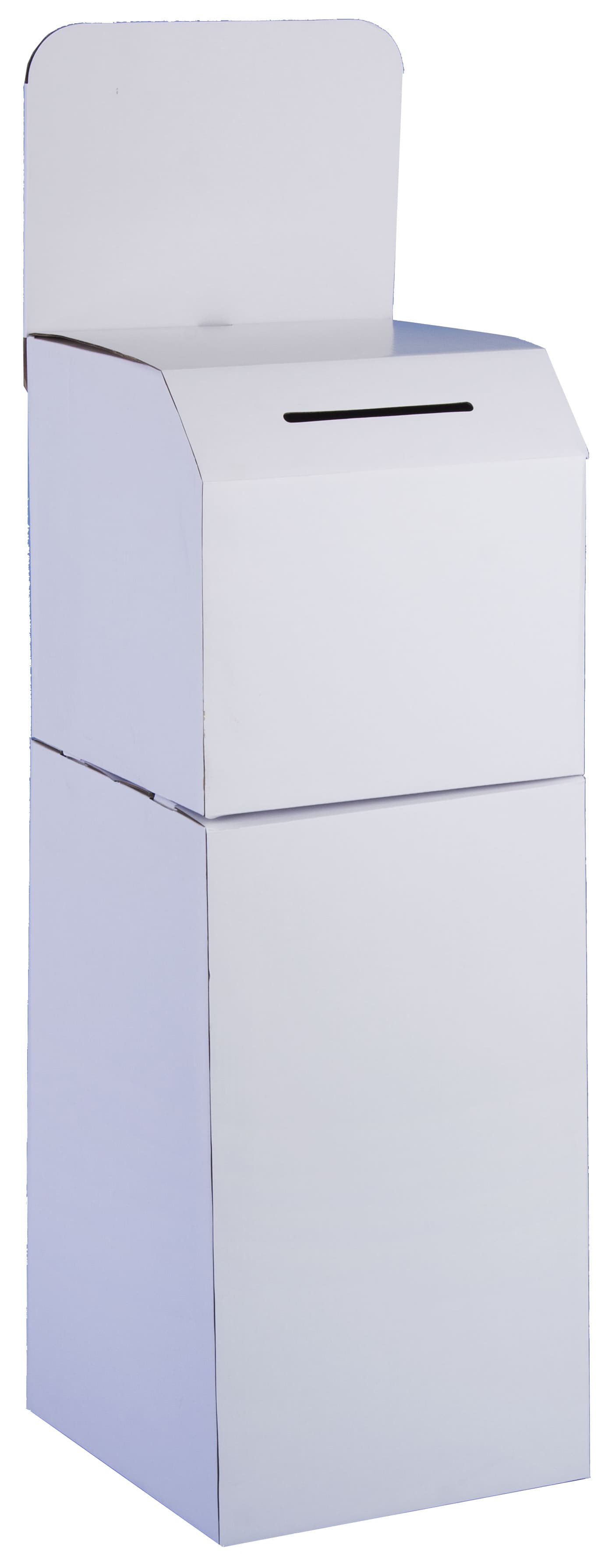 floorstanding corrugated ballot box