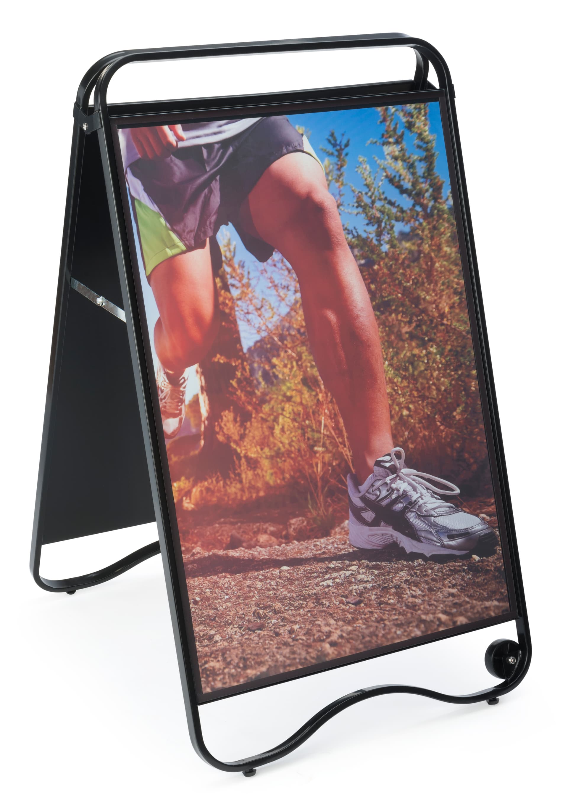 Chalkboard Display Fixture Sandwich Board for Posters