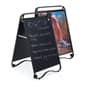 24" x 36" A-Frame Sidewalk Sign Stand, Double Sided, Rolling Base
