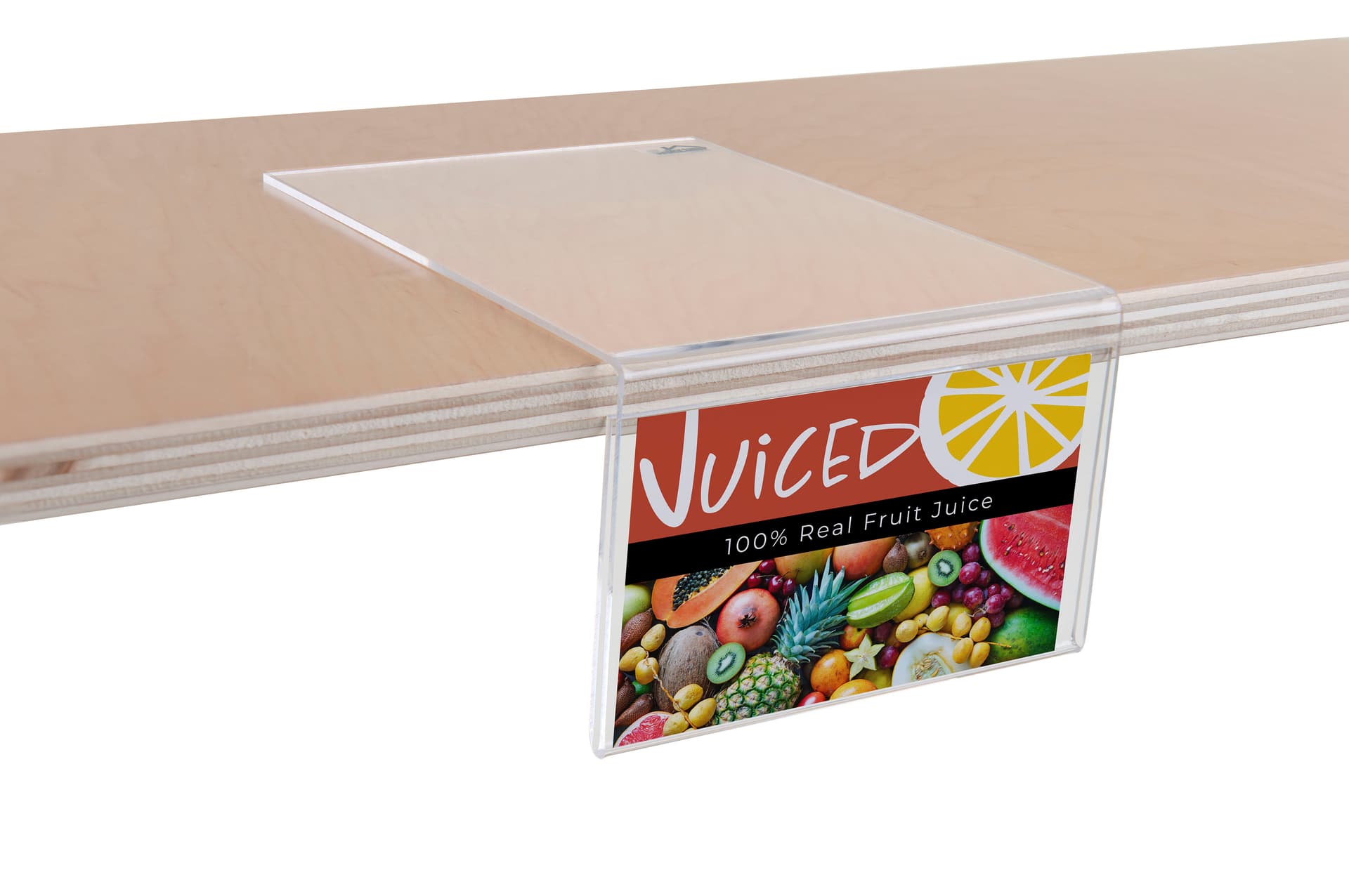 shelf label holder