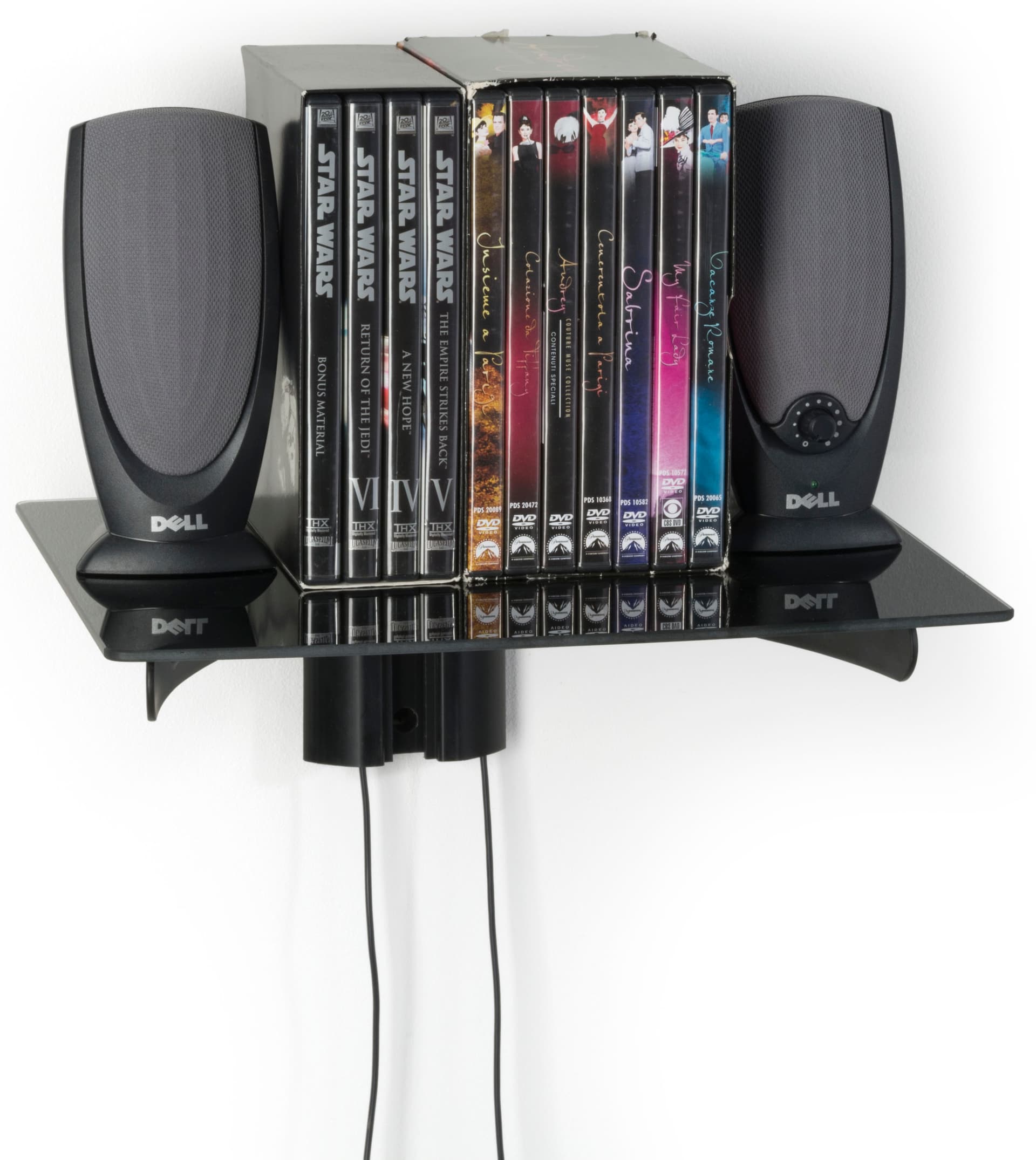 Lightweight Wall Mount Glass Shelf