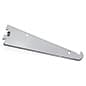 8” Metal Slotted Channel Single Bracket for Shelf, Set of 4 - Chrome