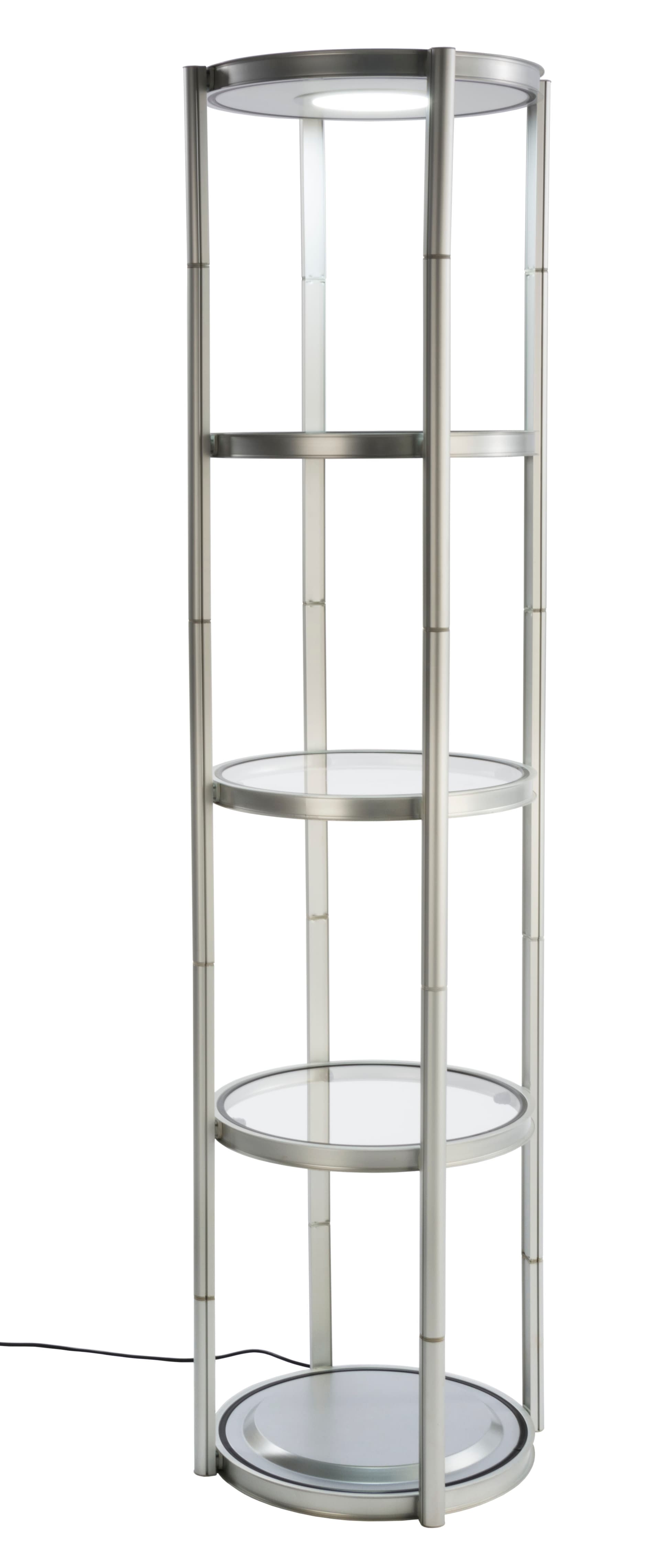 Pirouet portable collapsible showcase with 4 shelves