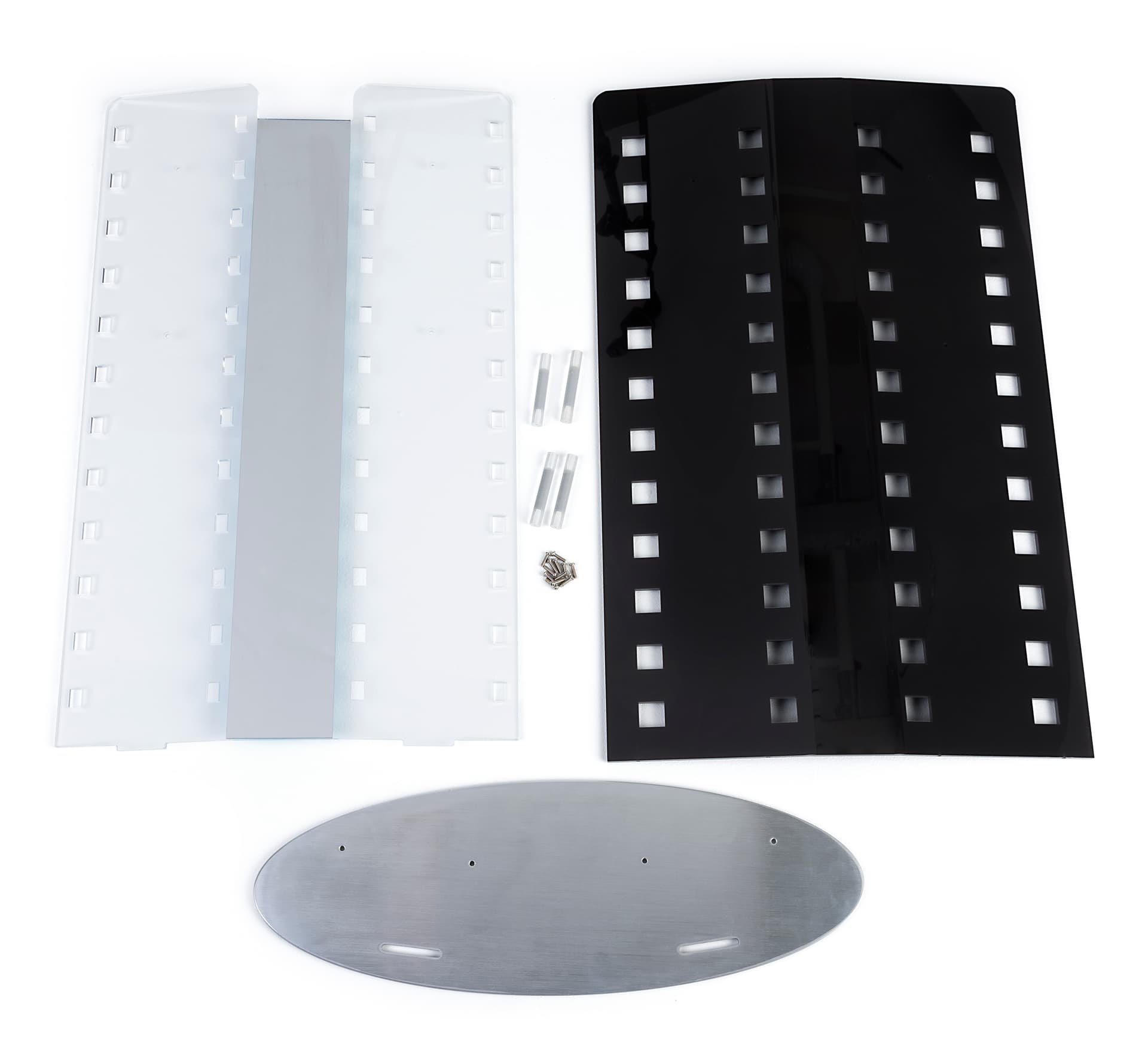 Retail eyeglass frame display with simple assembly