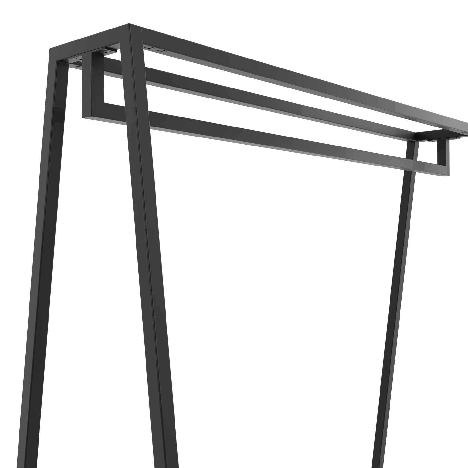 Retail clothes rack with 48 by 61 inches of hanging space