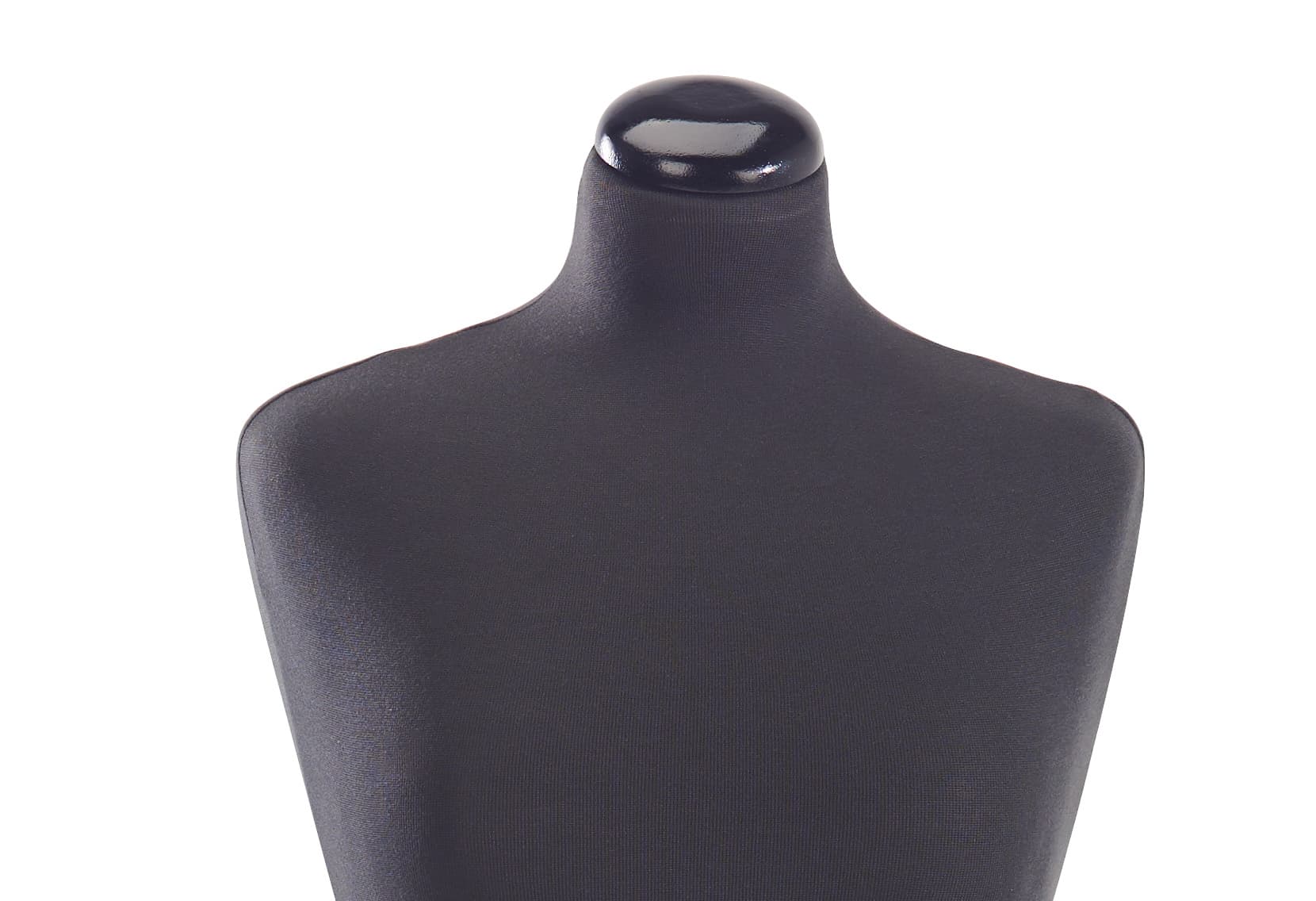 Female body form mannequin with wooden neck cap