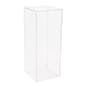 14" x 14" x 36" Acrylic Pedestal w/ Floor Standing Design - Clear