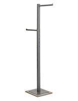Boutique clothing rack with gray powder coated finish