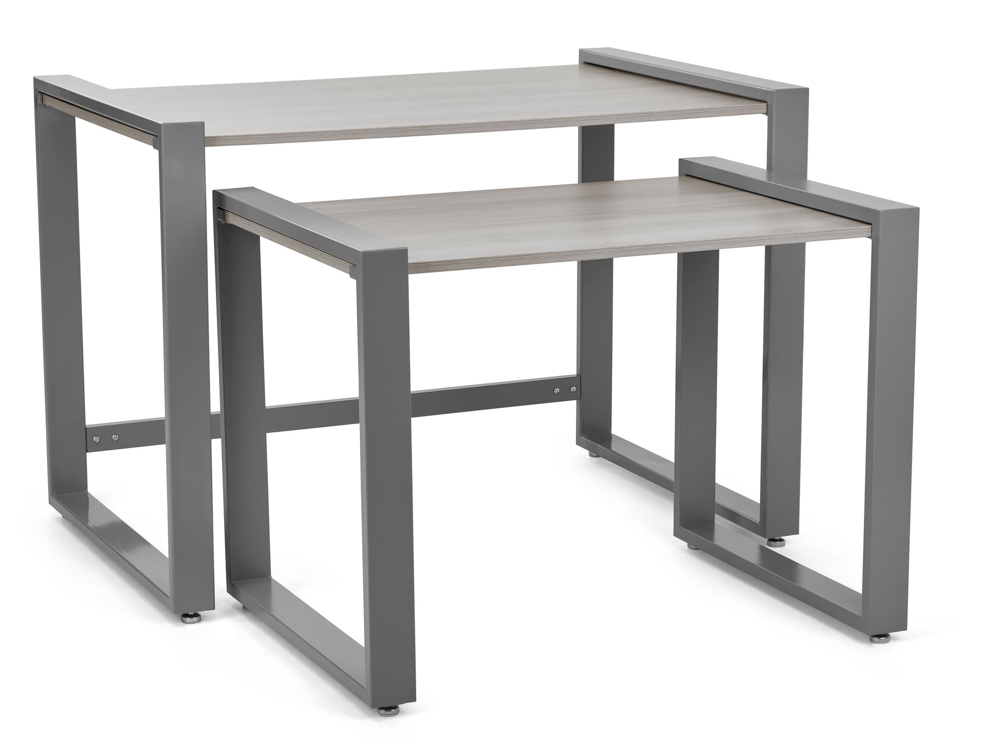 Modern nesting tables with rectangular design