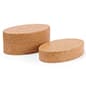 3" & 6" Cork Riser, 100% Natural Cork, Set of 2 Various Sizes, Sustainable - Natural